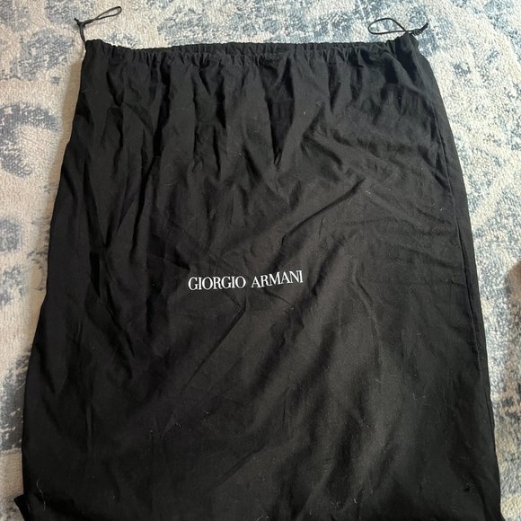 Giorgio Armani Men\'s Soft Nylon & Leather Backpack - BRAND NEW WITH TAGS